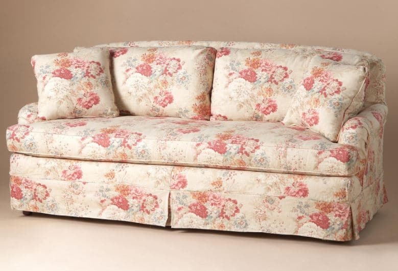 floral sofa